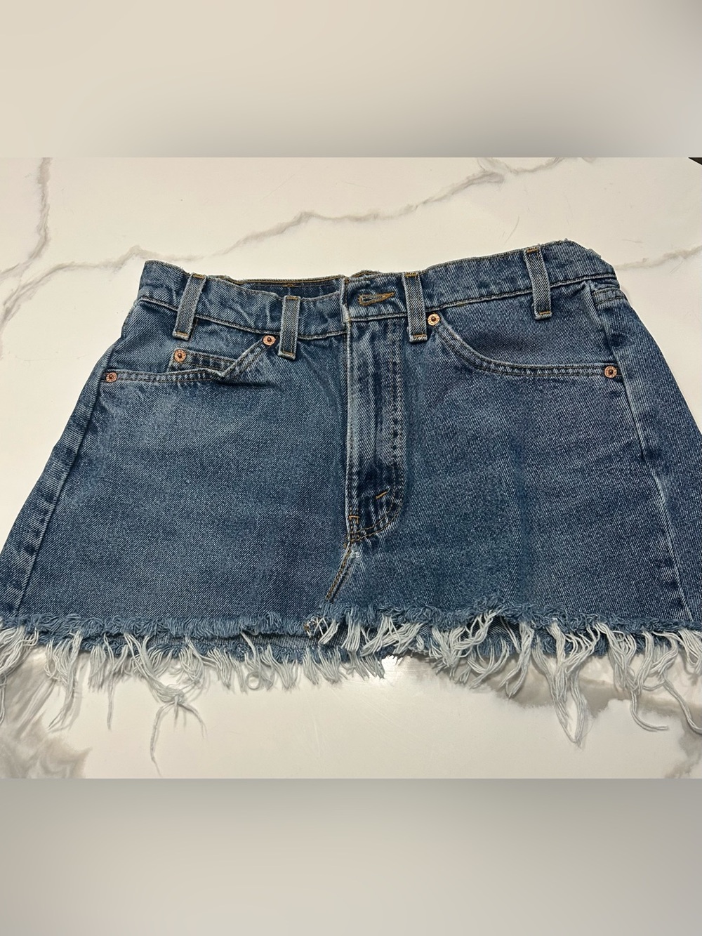 LEVI’S Blue Denim Mini Skirt- small